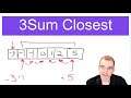 Python Programming Practice: LeetCode #16 -- 3Sum Closest