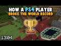 The Minecraft Speed Run Record Was Beaten... By A PS4 Player??