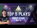Top 5 Plays - Group Stage Day 4 - MSP Major
