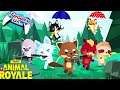 Un Battle Royale de Tiernos animalitos que se MATAN!! || Super Animal Royale | JueGame Un y TheAldo
