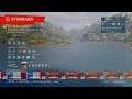 World of Warships: Legends  Jean Bart burning survival - 4 kills Dreadnought Fireproof