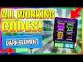 ALL *NEW* NINJA LEGENDS CODES IN 2020 ⚡DARK ELEMENT⚡ Roblox Ninja Legends