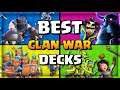BEST DECKS FOR CLAN WARS! CLASH ROYALE BEST WAR DECKS AFTER UPDATE!