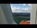 easyJet A320 [Engine View] • Landung in Leipzig-Halle • MS Flight Simulator