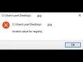 Fix Error Invalid Value for Registry When Opening Photos on Windows 10