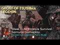 Ghost of Tsushima Nightmare Survival Samurai Gameplay