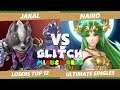 Glitch 7 SSBU -  Jakal (Wolf) VS NRG Nairo (Palutena) Smash Ultimate L. Round of 12