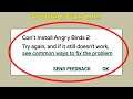 How To Fix Can't Install Angry Birds 2 App Error On Google Play Store Android & Ios Mobile