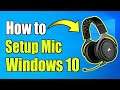 How to Setup Microphone on Windows 10 & Test Mic! (Easy Method)