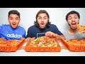 Last To Stop Eating Pizza Wins $10,000 (LITTLE CEASERS PIZZA MUKBANG!)