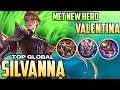 MET NEW HERO VALENTINA IN RANKED GAME | SILVANNA TANK BUILD #Silvanna#mobile#legends