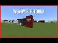 Minecraft Tutorial: How To Make Wendy's! (New Version)