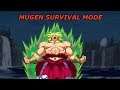 Mugen Survival Mode with Broly