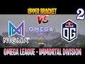 Nigma vs OG Game 2 | Bo3 | Upper Bracket OMEGA League Immortal Division | DOTA 2 LIVE