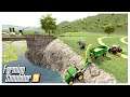 OUR JOHN DEERE ENDED UP IN THE RIVER | Georgetown NY MP Roleplay | Farming Simulator 19