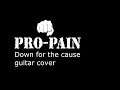 Pro Pain - Down for the cause - guitar cover