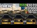 The Crew | 1080p vs 1440p vs 2160p | RTX 3070 | i9 10900 | 32GB RAM | 1TB SSD