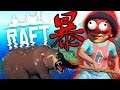 謎の島でふざけてたら熊に襲われるwww~奴隷はクビになりました~ #17【Raft】【海上マインクラフト】