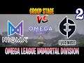 ANGRY Miracle- Nigma vs EG Game 2 | Bo3 | Groupstage OMEGA League Immortal Division | DOTA 2 LIVE