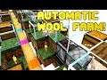 ✂ Automatic Wool Farm 🐑 Tutorial (Minecraft 1.14 Small Farms)