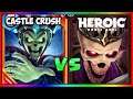 Castle Crush Vs Heroic Magic Duel All Card's Comparison!