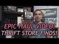 Epic haul video!  Thrift store finds!
