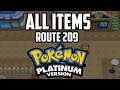 EVERY Item in Route 209 - Pokémon Platinum