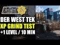 Fallout 76 | Der West Tek XP Grind Test | PTS