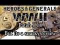 Heroes & Generals patch 1.14 snarky review