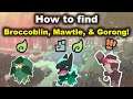How to get Broccoblin, Mawtle & Gorong! - Quick Spawn Location Guide - Temtem Arbury Update