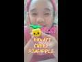 KAWAII CUBED PINEAPPLE | Likhang Sining Gawa sa CLAY | Performance Task in Arts | video #81