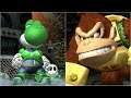 Mario Strikers Charged - Yoshi vs DK - Wii Gameplay (4K60fps)