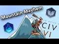 Mountain Mayhem - Mountain "only" Map (Civilization 6)
