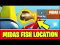*NEW* Fortnite MIDAS FLOPPER Location (How to catch Midas Fish & what it does)