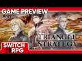 SwitchRPG Previews - Project TRIANGLE STRATEGY Demo - Part 1 - Nintendo Switch Gameplay