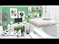 The Sims 4: Room Build | Green & White Teen Bedroom