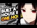 WE BUILT A MINECRAFT HOUSE IN ONE HOUR!!!! (CHALLENGE)