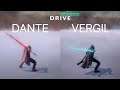 Devil May Cry 5 Dante vs Vergil moveset comparison / ダンテとバージルの共通技、類似技等のモーション比較