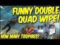 FUNNY DOUBLE QUAD WIPE DURING THIS INSANE MEMBERS QUAD GAME ON COD BLACKOUT!