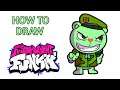 HOW TO DRAW FLIPPY FROM FRIDAY NIGHT FUNKIN STEP BY STEP