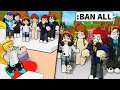 I use Roblox ADMIN to BAN EVERYONE if this noob can’t do the obby...