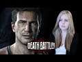 I'M NOT HAPPY! - Death Battle Nathan Drake VS Lara Croft Reaction - (Uncharted VS Tomb Raider)