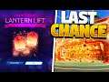 LAST CHANCE To Get LANTERN LIFT GOAL EXPLOSION! Daily Item Shop Update On Rocket League