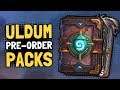 Opening SAVIORS OF ULDUM PACKS Early! (warning: this is a very good pack opening) | Hearthstone