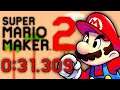 Super Mario Maker 2 Ninji Speedruns - Big Shoes Gustin' in the Desert 0:31.309