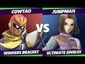 S@X 349 Online Winners Round 2 - Cowtao (Piranha Plant, Falcon) Vs. Jumpman (Hero) Smash Ultimate