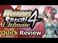 WARRIORS OROCHI 4 Ultimate (Quick Review) [PC]