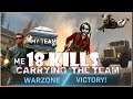 Warzone Victory 18 Kill Gameplay Carrying "The Team" COD #Warzone Win 10 Car Kills 8 Gun Kills