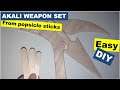 Akali Weapon Set| Kama and Kunai | Made from Popsicles| Easy Diy
