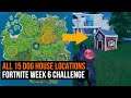 All 15 dog house locations | FORTNITE WEEK 6 CHALLENGE GUIDE